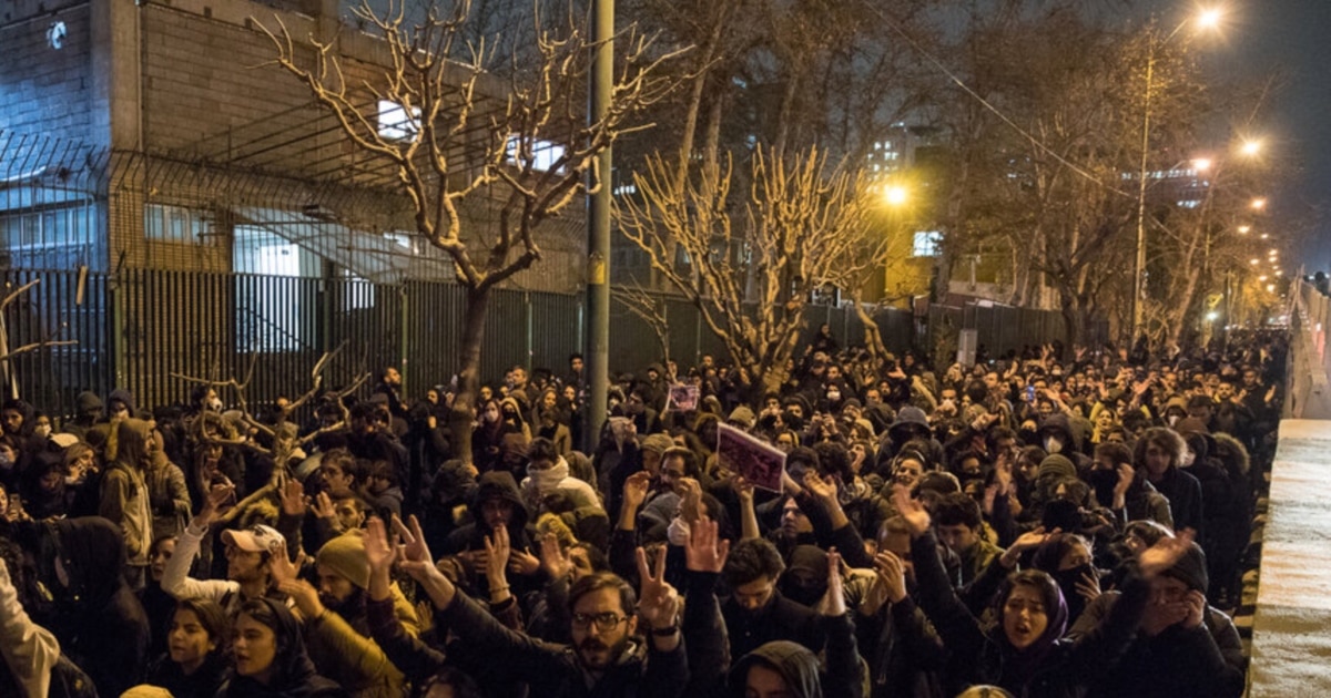 Protesters In Tehran Call For Justice Over Iran’s Downing Of Ukrainian ...