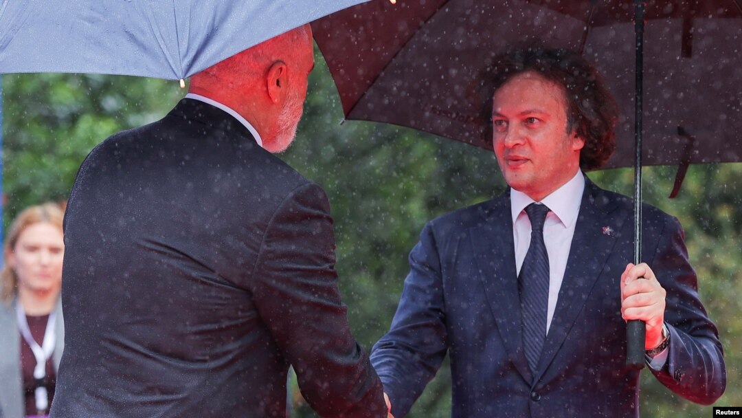 Ираклия Кобахидзе приветствует премьер Албании Эди Рама