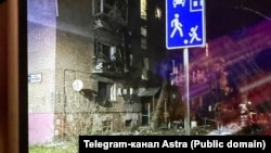 Дом, поврежденный в результате атаки на город Балаково, 14 октября 2026 года 