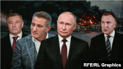 Коллаж: Ротенберги, Путин, Шувалов