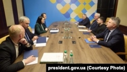 Сустрэча Сьвятланы Ціханоўскай і Ўладзіміра Зяленскага. 26 траўня, Кіеў