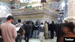 The Shrine of Masoumeh in Qom, the eighth-largest city in Iran. Qom is the epicenter of coronavirus outbreak in Iran. Photo from Twitter.