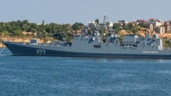 Фрегат «Адмирал Макаров» Черноморского флота РФ в Севастопольской бухте, архивное фото