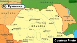 Мапа Румыніі