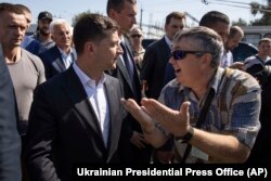 Zelenski pe teren, în campanie