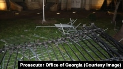 ეს ფოტო პროკურატურის მტკიცებულებაა და საქმეში დევს. გადაღებულია 2025 წლის 4 ოქტომბერს.