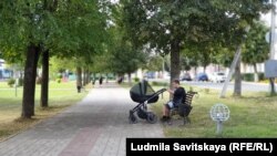 Евгений на набережной в Себеже