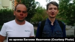 Пострадавшие агитаторы Захар Сарапулов и Павел Чернухин