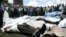 Dead bodies laid out after Uzbek forces opened fire on protestors in the city of Andijon in 2005.