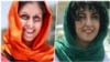 Nazanin Zaghari-Ratcliffe, a British-Iranian dual citizen who has been detained in Iran since April 2016 (left) and Narges Mohammadi a distinguished Iranian human rights defender.