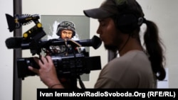 Виставка плакатів «Шевченко: 4.5.0», присвячена війні і постаті Тараса Шевченка. Київ, червень 2022 року