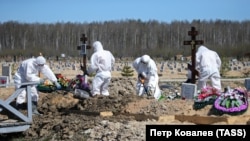 Похороны на Новом Колпинском кладбище в Петербурге
