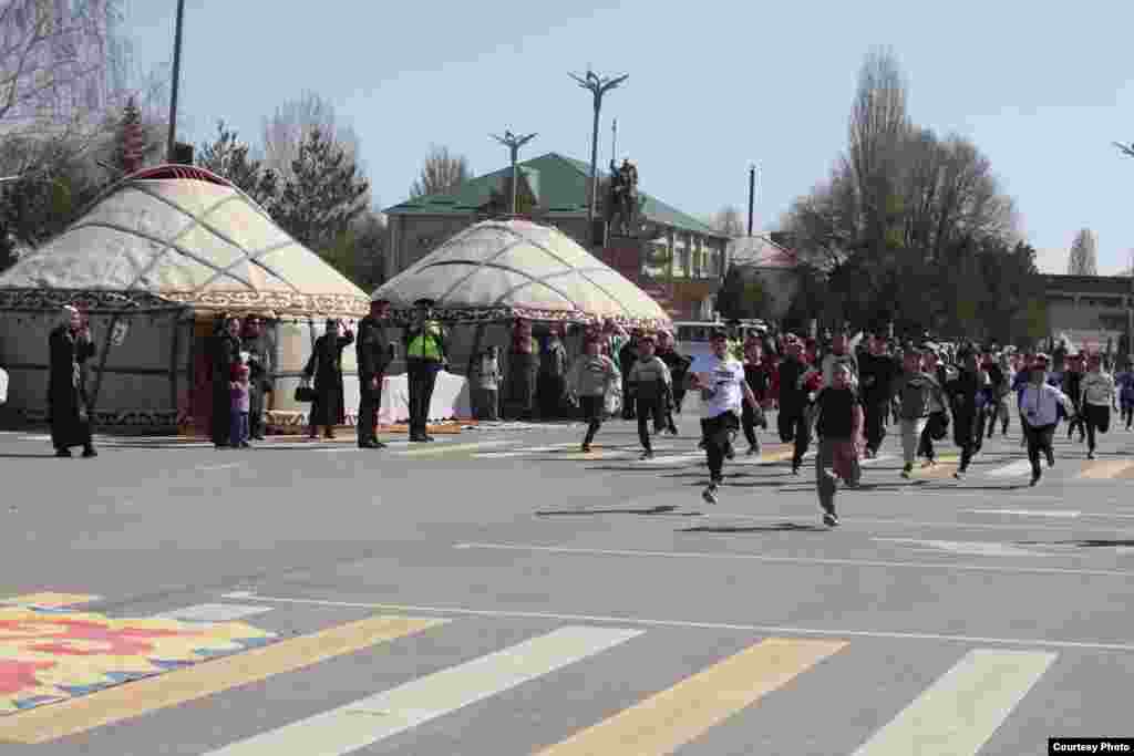 Талас шаары. Нооруз майрамына карата уюштурулган иш-чара.