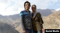 Amirhossein Mohammadifard (left) and Sanaz Allahyari were two of the journalists sentenced.