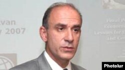 Aristomene Varoudakis, the World Bank's resident representative to Armenia.