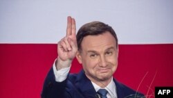 Победитель президентских выборов в Польше Анджей Дуда