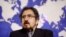 Iranian Foreign Ministry spokesman Bahram Qasemi speaks during a press conference in Tehran in September 2017.