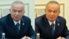 Collage - Uzbekistan's first president Islam Karimov's retouched photo