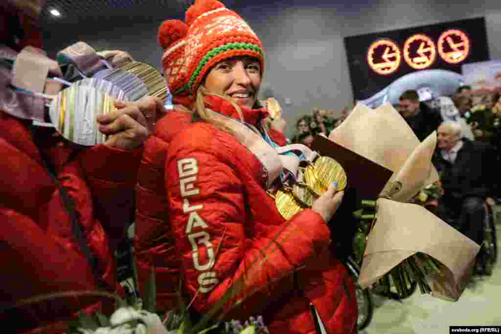 Сьвятлана Саханенка стала трохразовай алімпійскай чэмпіёнкай Пхёнчхану ў лыжных спаборніцтвах сярод удзельніц з парушэньнямі зроку