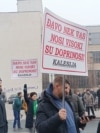 Sarajevo, Bosnia Herzegovina, Protests by businessmen due to the increase in the minimum wage, january 2025