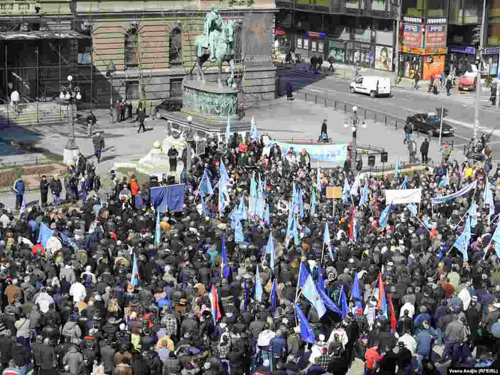 Obeležavanje 20. godišnjice martovskih demonstracija, 9. mart 2011