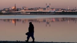 In October 2024, the Kazanka River was so high that the Kazan Kremlin's mirror image shimmered picturesquely in its waters.