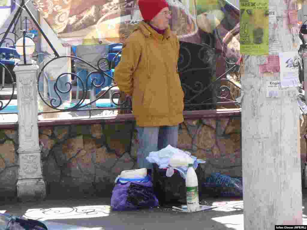 Vânzătoare ambulantă