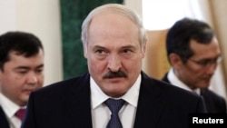 Беларус президенти Александр Лукашенко Евразия экономикалык биримдигинин саммитинде. Москва, 19-март, 2012.