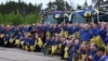Украінскія салдаты, якіх памянялі з расейскага палону 6 траўня 2025 году