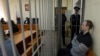 In this photo dated April 6, 2026, Robert Gilman, a former US Marine, is shown at a court hearing in Voronezh, south of Moscow. He was arrested in January 2022, charged with kicking a police officer. 