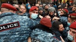 Протестная акция в Ереване, 10 декабря 2020 года