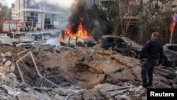 Urmările unui atac iranian asupra Tel Avivului. 25 martie 2026.