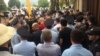 Владикавказ. Спонтанный митинг у здания суда, где вынесли приговор Албегову и Сланову. 4 сентября, 2018 год
