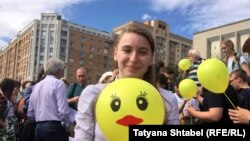 Акція на підтримку Олексія Навального в Новосибірську, Росія, 9 липня 2017 року