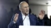Former Armenian President Robert Kocharian speaks during a campaign rally in Yerevan on June 5. (file photo) 