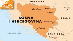 Bosnia and Herzegovina map 