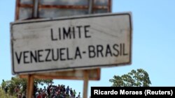 Indicator spre frontiera dintre Venezuela și Brazialia