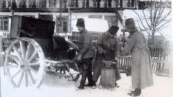 Fierărie mobilă a Armatei Române, 1917 Courtesy Photo: Expoziția Marele Război, 1914-1918, Muzeul Național de Istorie a României