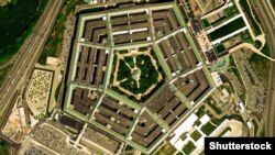 Vedere de la înălțime a Pentagonului, Arlington, Virginia