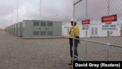 Tesla батареясы орнатылған Hornsdale Power Reserve нысаны.