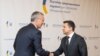 Під час зустрічі президент заявив, що «Україна практично завершила формування нової цілісної системи національної безпеки, яка повністю побудована на стандартах країн Альянсу»
