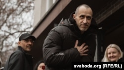 Павал Севярынец пасьля вызваленьня, сьнежань 2025