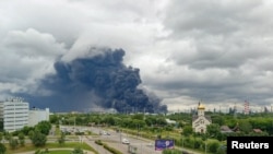 Последствия атаки на Московский НПЗ, 18 июня 2026 года