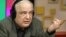 RUSSIA --  MOSCOW, OCTOBER 16, 2007. Soviet dissident Vladimir Bukovsky giving his on-air interview on Ekho Moskvy Radio.