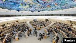 It was only the second time in the Human Rights Council's 16-year history that a motion has been rejected. (file photo)