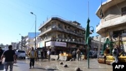 Բաղդադի Թայարան հրապարակը պայթյունից հետո, 29-ը մարտի, 2016թ.