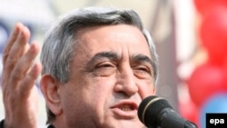 Armenian President Serzh Sarkisian