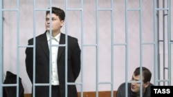 Евгений Худяков и Сергей Аракчеев на скамье подсудимых