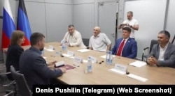მჟავანაძე, აბულაძე, ფიფია და ირემაძე დონეცკში გამართულ შეხვედრაზე