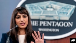 Портпаролката на американското Министерство за одбрана Сабрина Синг 